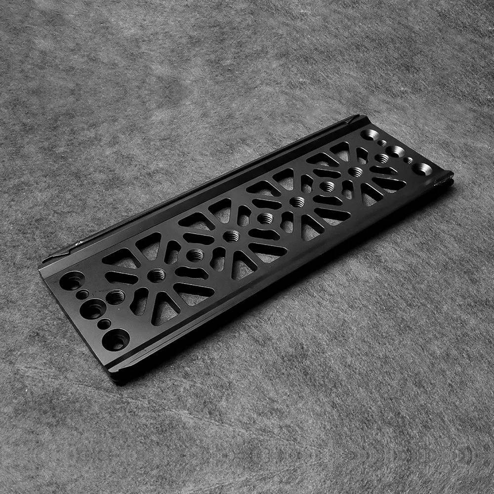 Alvins Alexa 35 Base Plate Bottom Cheese Plate Light Weight Safety Dovetail Plate for ARRI Trinity| DJI Ronin 2| Steadicam M2 with 3/8"-16 Threaded