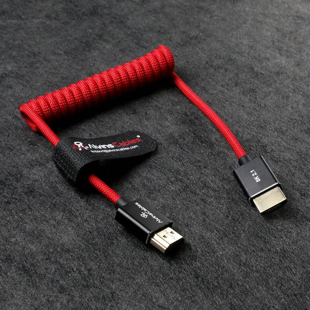 Alvin’s Cables 8K 2.1 Full HDMI Cable for Atomos Ninja-V 4K-60P Record from Z-CAM for Canon-C70, for Sony A7S3,A9,A74