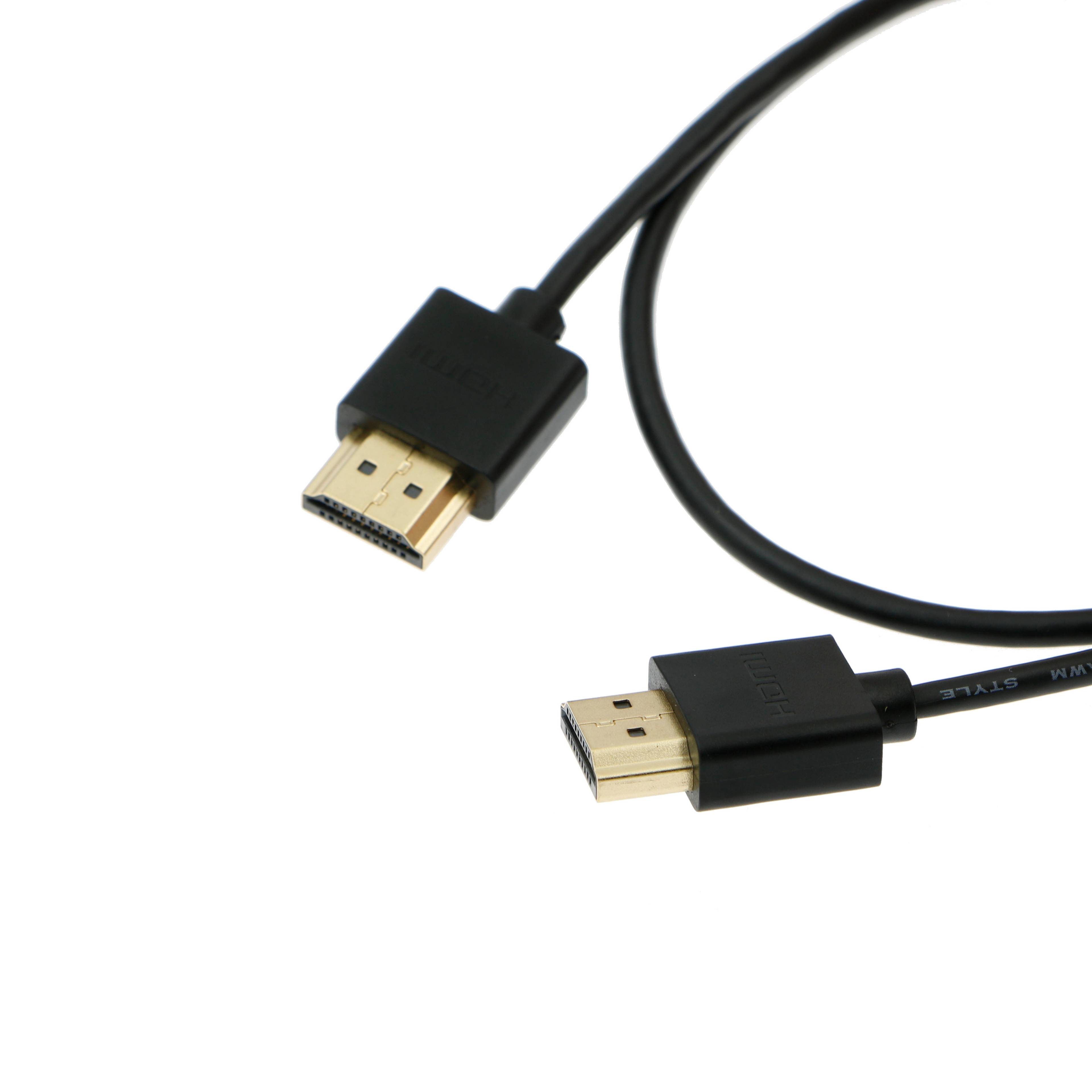 Cabo HDMI 2.1 8K Alvins Cables Z CAM E2 de 50 cm, cabo de alta velocidade para monitor de câmera, compatível com Sony A7S3, FS5, FS7, A7iv, Atomos Ninja V, Portkeys BM5, BMPCC, Panasonic, Canon e Nikon.