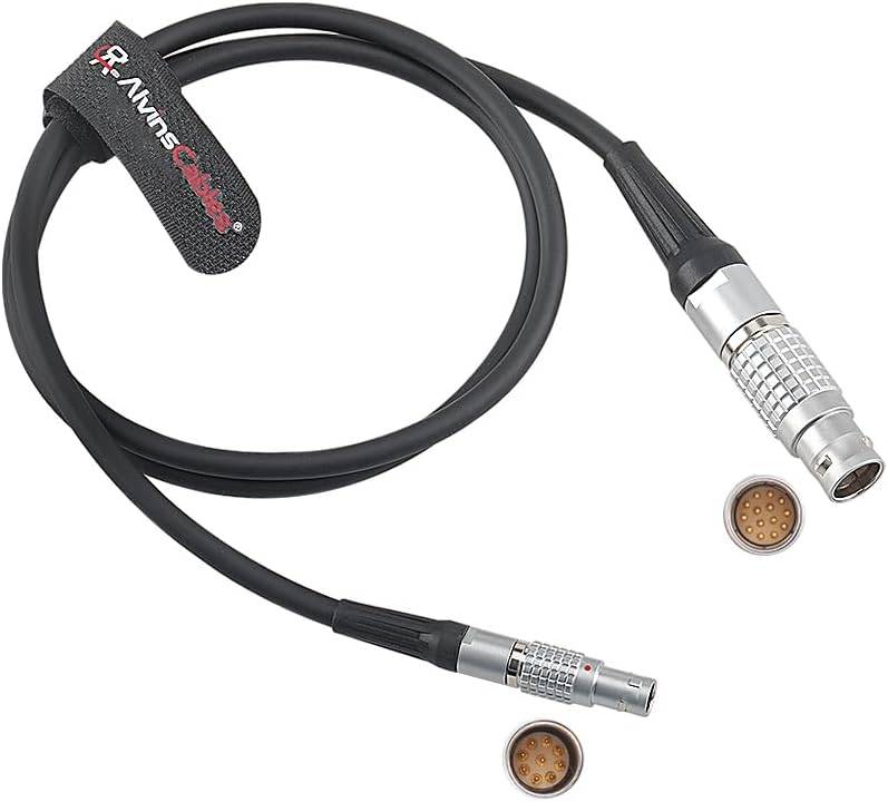Cabo de controle Alvin's Cables para Preston, conector macho analógico de 9 pinos para 14 pinos, cabo de alimentação para Preston MDR3 MDR-4 para Digital Micro Force DMF 3, 1 m | 3,3 pés